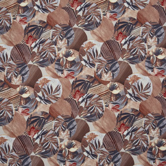 Osaka, Papaya - Fabric Only